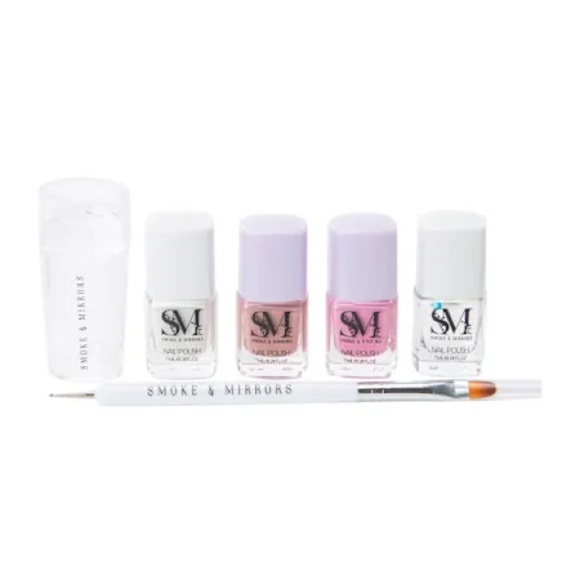 DIY French Manicure Set - Pink and Silver - Picture 4 of 5